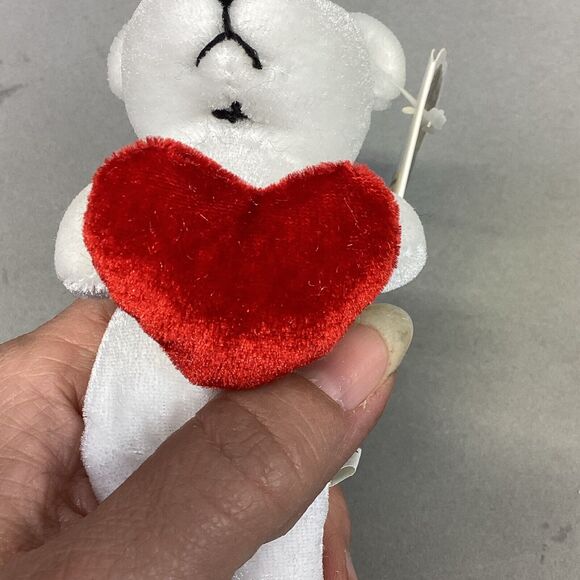 Lot Of 11 Unipak Velveteen Plush Valentines Bears With Hearts - NWT - Picture 6 of 6